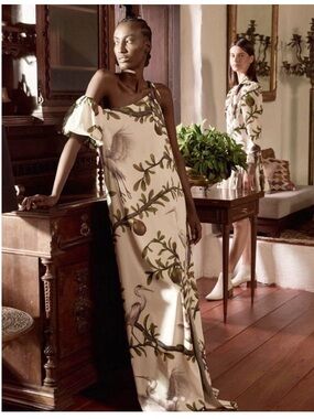 Zunilda Gutierrez’s  Heron & Lily Botanical Maxi Dress.